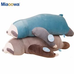 65-100CM Soft Simulation Cute Stuffed Sloth Toy Plush Sloths Soft Toy Animals Plushie Doll Pillow for Kids Birthday Gift 240129