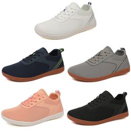 2024 No brand casual shoes men women white pink black blue Grey yellow mens soft breathable sneakers