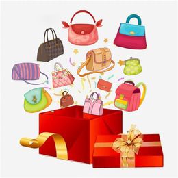 Mystery box Suprise gift bags mix handbags cc bag different shoudler GG P crossbody tote more Colours send by chance purse Hundreds of styles Leave benefit