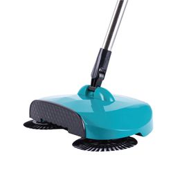 Stainless Steel Sweeping Machine Push Type Hand Magic Broom Dustpan Handle Sweepers Mop Household Cleaning Tools 240123