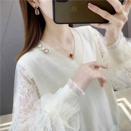 Women's Sweaters T-shirt Slim Cotton Long-sleeved Female Thin Tops Tees Shirt Ladies Knitted Bottoming Pullover G261