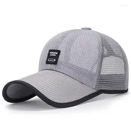 Ball Caps Baseball Cap For Men Women Summer Breathable Mesh Visor Sun Protection Hats Outdoor Sport Snapback Hat Trucker Gorras Hombre
