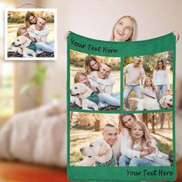 Personalised Spotify Code Music Blanket Customised with for Couples Lover Custom Flannel Blankets Using Photos of Family Friends Dog Cat or Pet Birthday 4320