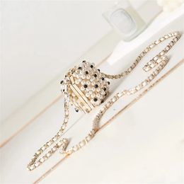 10A Mirror Quality Mini Evening 8CM Designer Pearl Chain Shoulder Bag with.c36