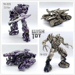 BAIWEI Transformation TW1028 TW-1028 Shockwave 2.0 Ver TW1029 Megatank Movie Studio Series KO SS56 SS13 Action Figure Robot Toys 240130