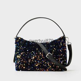 Shoulder Bags Fasion Sequins Armpit Designer obos Women andbags Luxury Sinny Soulder Crossbody Bling Evening Party Purses 2023H2421