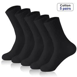 Men's Socks Brand Men Cotton Style White Soft Breathable Sports Long Summer Winter For Male Plus Size 6.5-11