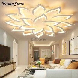 Pendant Lamps Lily Shaped Creative Ceiling Lights Smart Home Light Living Room Bedroom Study Indoors House Lighting Design Lamps and Lanterns YQ240201