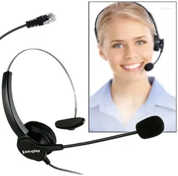 Office Headset For Yealink Phones T20P T22P T26P Etc Grandstream GXP1200 GXP14XX GXP2010 AVAYA 1600 9600 Series