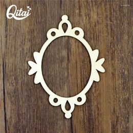 Frames Oval Po Frame QITAI 12PCS/SET Wooden Crafts Home Decoration Accessory Scrapbooking Painting DIY Paper Card Ornaments WF049