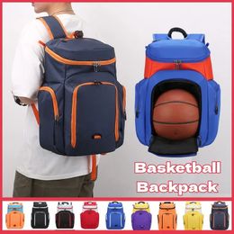 Large Capacity Basketball Backpack Outdoor Multifunctional Training Bag Durable Sports Basketball Soccer Storage Shoulder Bag 240124