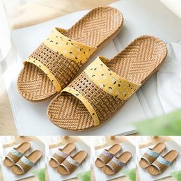 Slippers Summer Subgrass Couple Sandal Women's Home Birdies For Women Indoor Washable