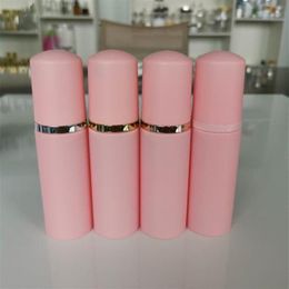 30ps 60ml Pink Plastic Foam Pump Refillable Empty Cosmetic Bottle Lashes Cleanser Soap Dispenser Shampoo Bottle With Golden1289i