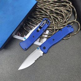 Promotion Butterfly 535 nylon fibre handle D2 Stone Wash Blade folding knife EDC Pocket Tool camping hunt Utility outdoor kitchen knives