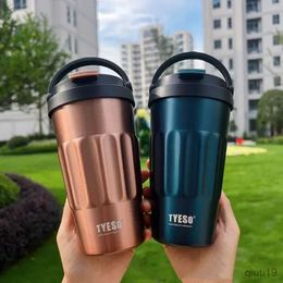 Thermoses 400ml/500ml Stainless Thermos Water Bottles Cup 304 Car Thermal Tumbler Mug Thermal And Hot Thermal Thermos For Hot Coffee