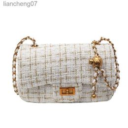 Evening Bags small square bag women fashion shoulder bag Korean version fashion chain crossbody bag luxury brand famous designer star with the same style YQ240127