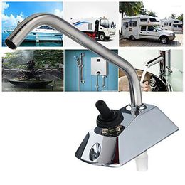 All Terrain Wheels 12V Galley Electric Water Pump Tap Faucet W/ Switch Single Hole For Caravan Boat RV Marine