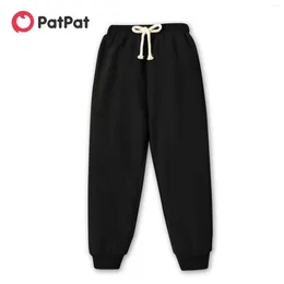 Trousers PatPat Spring And Autumn Toddler Boy Solid Color Harem Pants Casual Joggers Sporty Sweatpants