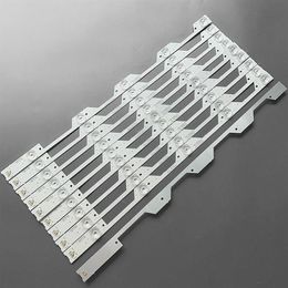 Strips 10pcs set 5LED LED Backlight Strip For LVU550NDEL CD9W18 4C-LB5504-HR3 HR4 4C-LB5505-HR01J 55HR330M05A5 V1247G