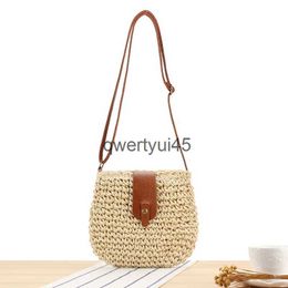 Shoulder Bags New paper rope woven small bag for seaside vacation beac potograpy crossbody versatile forest styleH2421