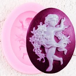 Baking Moulds Dancer Angel Silicone Moulds Soap Resin Clay Mould DIY Baby Party Fondant Cake Decorating Tools Candy Chocolate Gumpaste