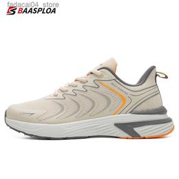 Roller Shoes Baasploa New Men Running Shoes Lightweight Walking Shoe Mesh Breathable Fashion Male Outdoor Sports Sneakers Spring Tennis Shoes Q240201