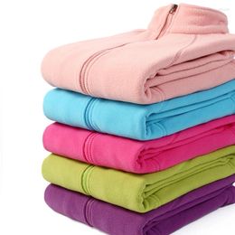Women's Hoodies 2024 Multicolor Zipper Cardigan Sweatershirt Warm Coral Jacket Ladies Outdoor Running Polar Fleece Coat Clothes