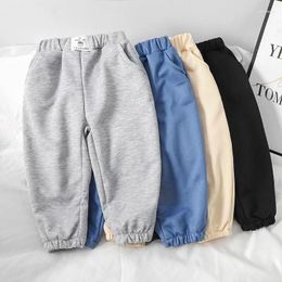 Trousers Sale Spring Autumn Cotton Pants For 2-7 Years Old Solid Boys Girls Casual Sport Jogging Enfant Kids Children
