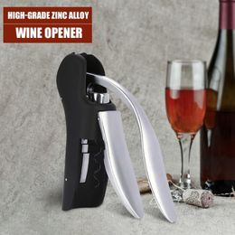 Mintiml Vertical Lever Corkscrew Bottle Openers Foil Cutter Wine Tool Set Cork Drill Lifter Kit Wine Opener Bar Lever Corkscrew 202279