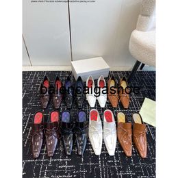 burberyy Fashion Leather Storm Pumps Leather Storm Mules Designer Sandals High Heel Single Shoes Luxury Kitten Heels Sandal Women Wedding Shoes Squared toe