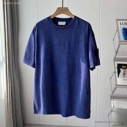 Stones Island Tshirt Summer Designer Mens Womens Fashion CP T Shirts Long Sleeve Tops Luxurys Stones Island Letter Cotton Tshirts Clothing Polos Short Clothes 7516