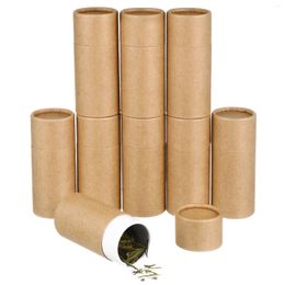 Gift Wrap Paper Kraft Box Oil Bottle Packing Boxes Tubes Cylinder Container Essential