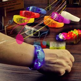 Party Decoration Sound Control Concert Voice LED Light Bracelet Bangle Activated Glows Rave Festival Wedding Decor