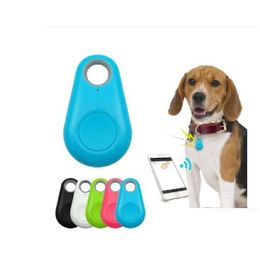 Dog Collars Leashes Dog Collars Leashes Wallet Pet Mini Collar Cat Locator Gps Smart Kids Bluetooth Waterproof Key Anti-Lost Tracker Dh4Vh