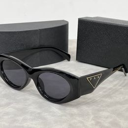 sunglasses designer sunglasses for women Luxury Sunglasses Oval Classic Metal Triangle Label UV Protection Outdoor Temperament Trendy