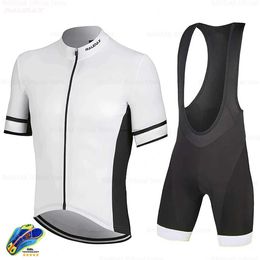 Men's Tracksuits2024 Men Short Seve Jersey Sets Ropa Ciclismo Hombre Summer Cycling Clothing Triathlon Bib Shorts Suit Bike UniformH2421