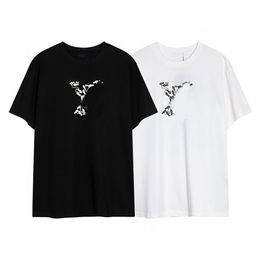 2024 T-Shirts Men Designer White T Shirt Casual Fashion Loose Short T-shirt Men Women Street Clothes shirts Tops S-XL .yL0017