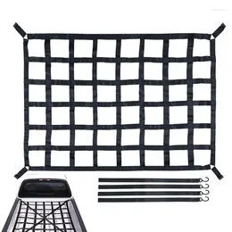 Car Organiser Trailer Cargo Net 4 X Roof Rack Heavy Duty For Pickup Trucks SUV Small Truck