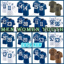 Jonathan Taylor Anthony Richardson Football Jerseys Peyton Manning Indianapolises Shaquille Leonard Coltes Quenton Nelson Michael Pittman Jr. Gardner Minshew d1