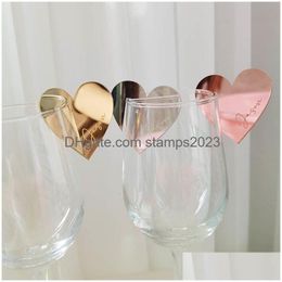 Other Event & Party Supplies Other Event Party Supplies Personalized Mirror Acrylic Heart Drink Stirrer Place Setting Custom Names Eng Dhm6B