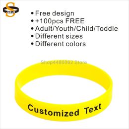 Bracelets Buy 600 Get 700pcs 12mm Custom Writing Silicone Bracelets With Personal Name And Phone Number Rubber Armbands In Solid Design