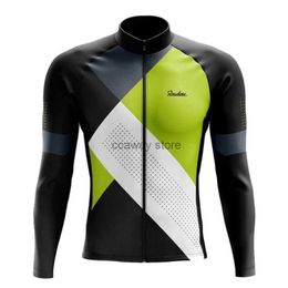 Men's T-Shirts Raudax-Mens Breathab Long Seves Cycling JerseysBicyc Clothing Spring and Autumn Shirts roupa de ciclismo masculinoH2421