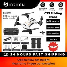 Drones GT3 Mini Drone 2.4 Frequency 4k High-definition Dual Camera Optical Flow Positioning Aerial Photography Foldable Quadcopter Toy YQ240201