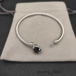 designer bracelet cable bracelets luxury Jewellery for women men silver gold Pearl head X shaped diamond Bracelet fashion jewelrys party christmas gift 5MM 7MM ET8J
