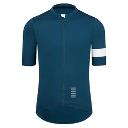 Racing Jackets High Quality Areo Race Fit Men's Cycling Clothing Short Sleeves Jersey Shirt Road Bike