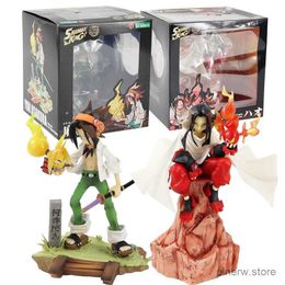 Action Toy Figures 17-24cm Shaman King Asakura Hao Yoh Asakura 1/8 Scale Pre-Painted Figure PVC Model Toys Doll