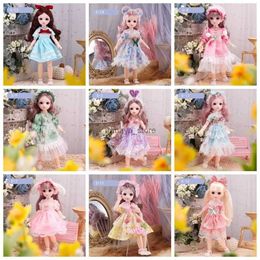 Dolls 1/6 bjd Dolls for Girls Hinged Doll 30 cm with Clothes Blonde Brown Eyed Articulated Toys for Children Spherical Joint Playsets