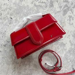 Chic Red Designer Bag jc Niche High-end Texture Single Shoulder Crossbody Bags mus Womens Leather Handbag Wedding Purse 231215
