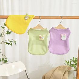 Dog Apparel 3D Rabbits Pet Vest Clothes Cat T-shirt Clothing Dogs Thin Small Fashion Chihuahua Summer Breathable Girl Pug