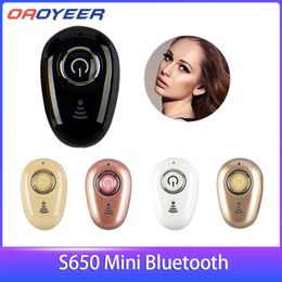 Mini Bluetooth-compatible Earphone Wireless In-Ear Invisible Earbuds Handsfree Headset Stereo Sports TWS Earbud